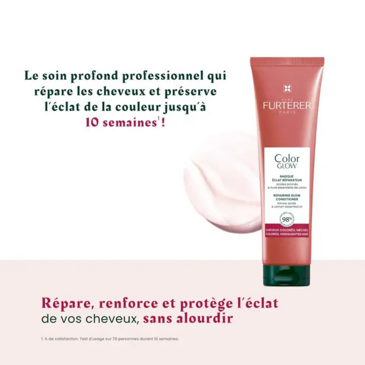 René FURTERER Paris Color Glow | Masque Éclat - Soin Réparateur pour Cheveux Colorés