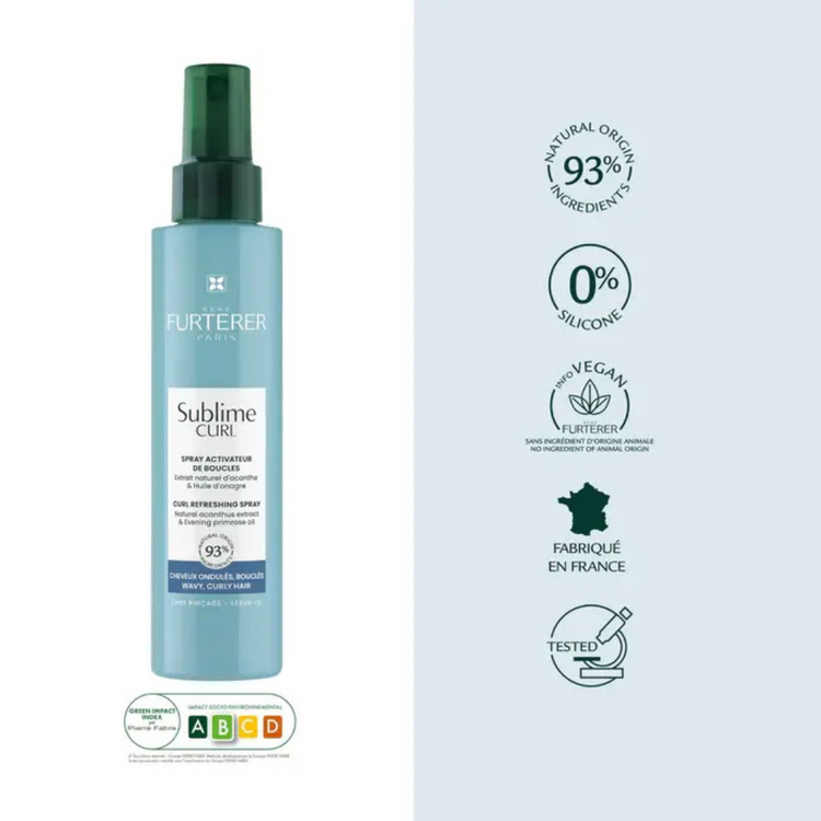 René FURTERER Paris Sublime Curl | Curl Activating Spray - Reactivates And Defines Curls (150ml/5oz)