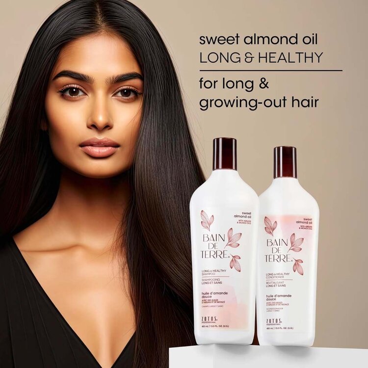 Sweet Almond Oil | Shampooing Longs et Sains - Nettoie, adoucit et aide à préserver des longueurs plus fortes