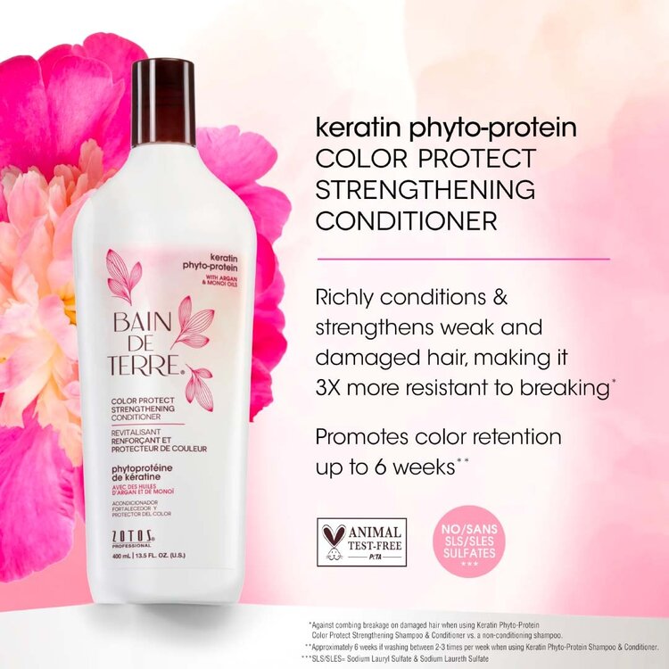 Keratin Phyto-Protein | Revitalisant Renforçant - Renforce, hydrate et aide à réduire la casse