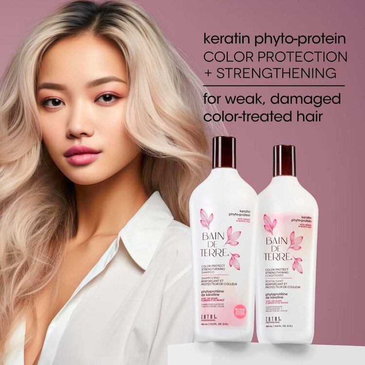 Keratin Phyto-Protein | Revitalisant Renforçant - Renforce, hydrate et aide à réduire la casse