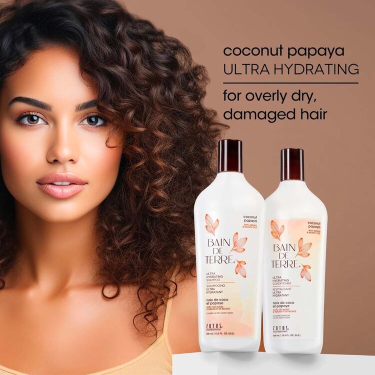 Coconut Papaya | Revitalisant Ultra Hydratant - Hydrate intensément et adoucit les cheveux secs