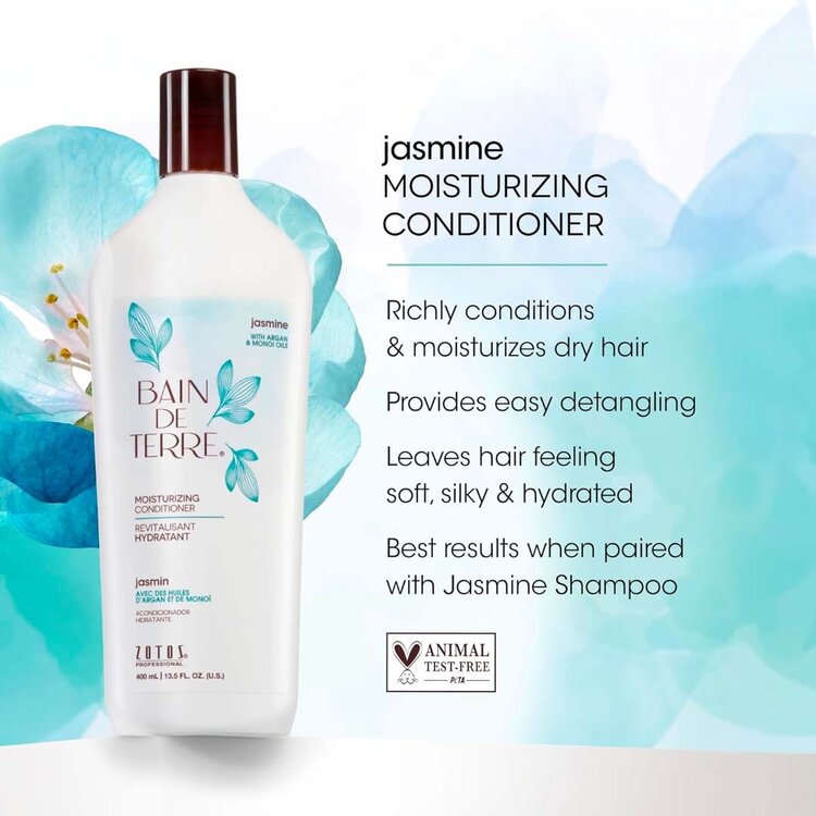Jasmine | Revitalisant Hydratant - Hydrate les Cheveux Secs et Améliore la Douceur