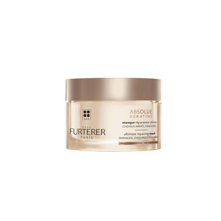 René FURTERER Paris Absolue Kératine | Masque Réparateur - Cheveux Normaux à Fins