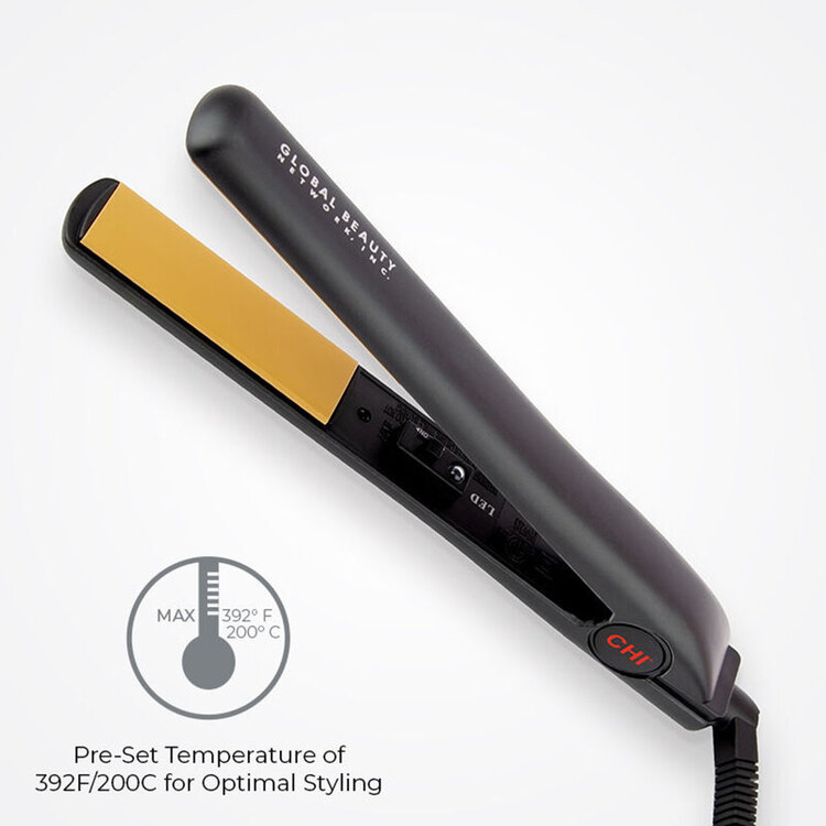 CHI Original | Ceramic Hairstyling Iron 1'' - Smoothing, Shine, Professional Precision