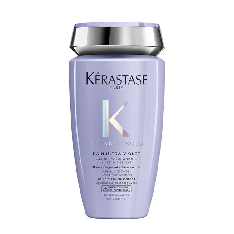 KÉRASTASE Blond Absolu | Bain Ultra-Violet  | Acide Hyaluronique + Vitamines C+E — Shampooing Violet Anti-Faux Reflets