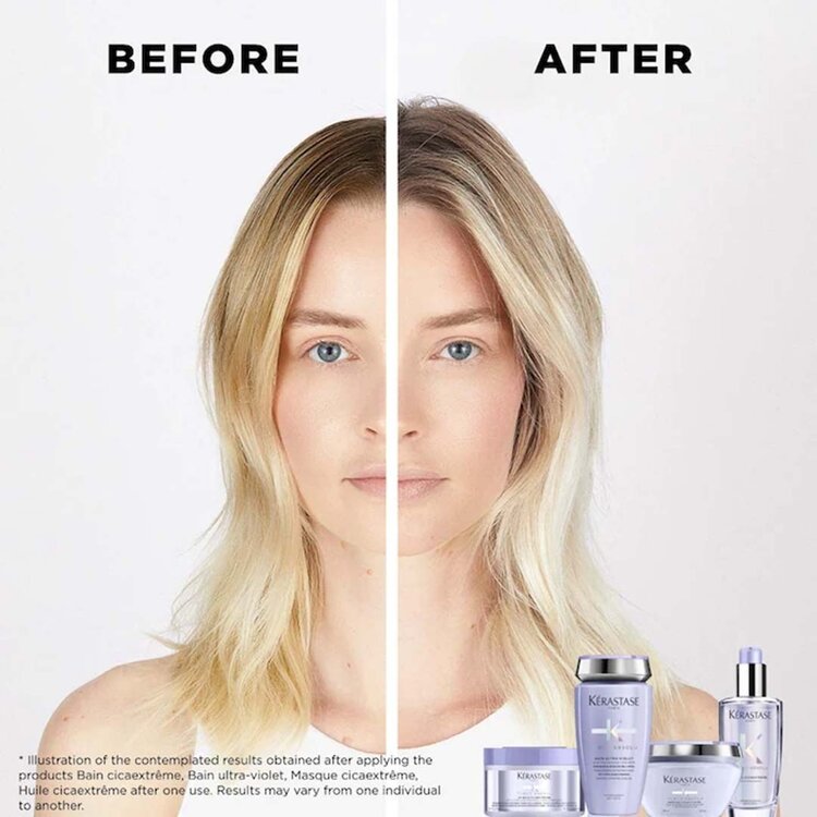 KÉRASTASE Blond Absolu | Bain Lumière | Hyaluronic Acid + Vitamins C+E — Hydrating Illuminating Shampoo