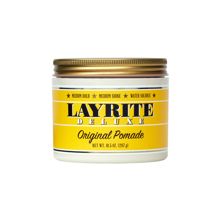 LAYRITE Deluxe Deluxe | Original Pomade - Medium Shine and Flexible Hold Classic Finish