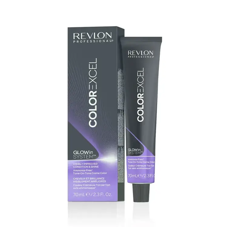 REVLON PROFESSIONAL COLOR EXCEL | GLOW in SYSTEM Coloration Crème Ton sur Ton Sans Ammoniaque (70ml/2.3oz)
