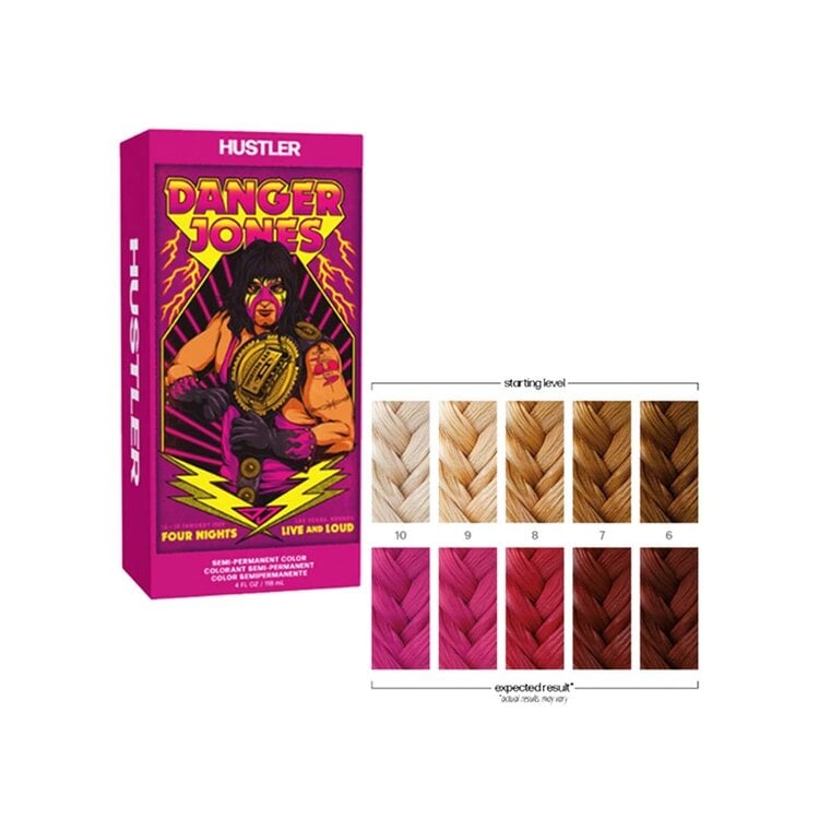 Coloration Semi-Permanente | Hustler Rose - Couleur Directe Vibrante