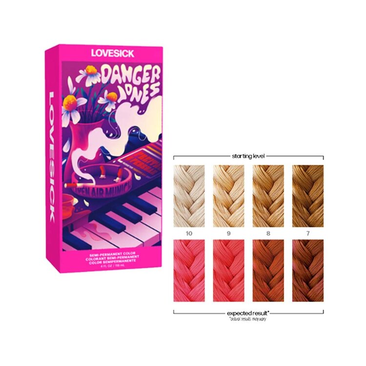 Semi-Permanent Hair Color | Lovesick Neon Pink — Direct Dye High Impact Color