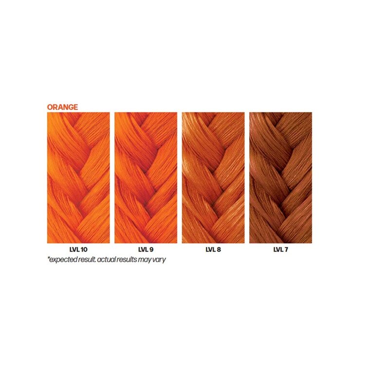 Coloration Semi-Permanente | Burnout Orange - Haute Pigmentation Application Facile Tenue Optimale