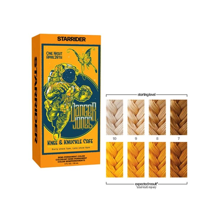 Coloration Semi-Permanente | Starrider Jaune — Couverture Uniforme Tenue Fiable