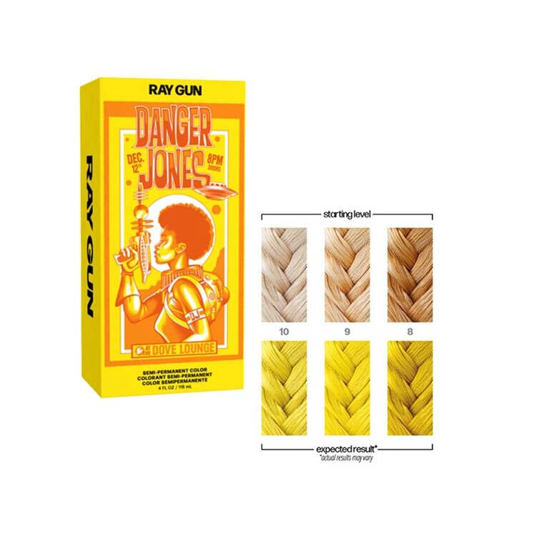 Semi-Permanent Hair Color | Ray Gun Neon Yellow - Vibrant Result High Shine