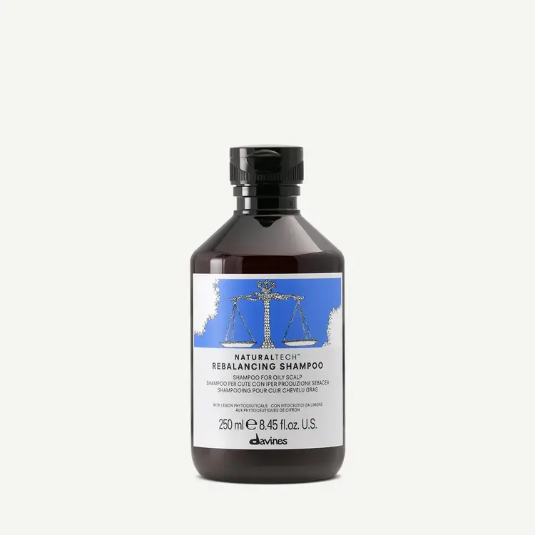 DAVINES Natural Tech | Rebalancing Shampoo - Normalizes and Rebalances (250ml/8.45oz)