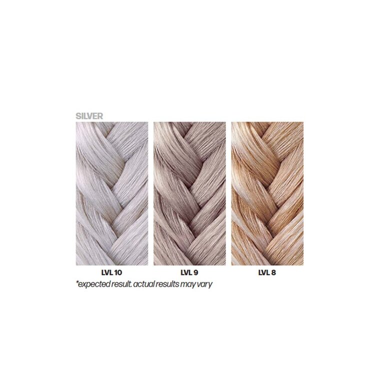 Coloration Semi-Permanente | Cyclone Argent – Teinte froide métallique ultra lumineuse
