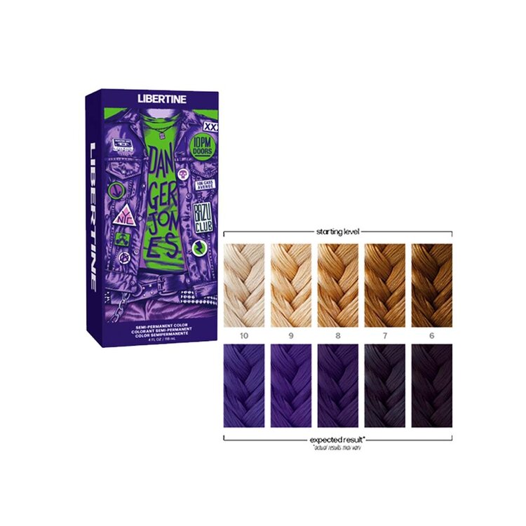 Semi-Permanant Hair Color | Libertine Violet – Deep Intense and Vibrant Purple Shade