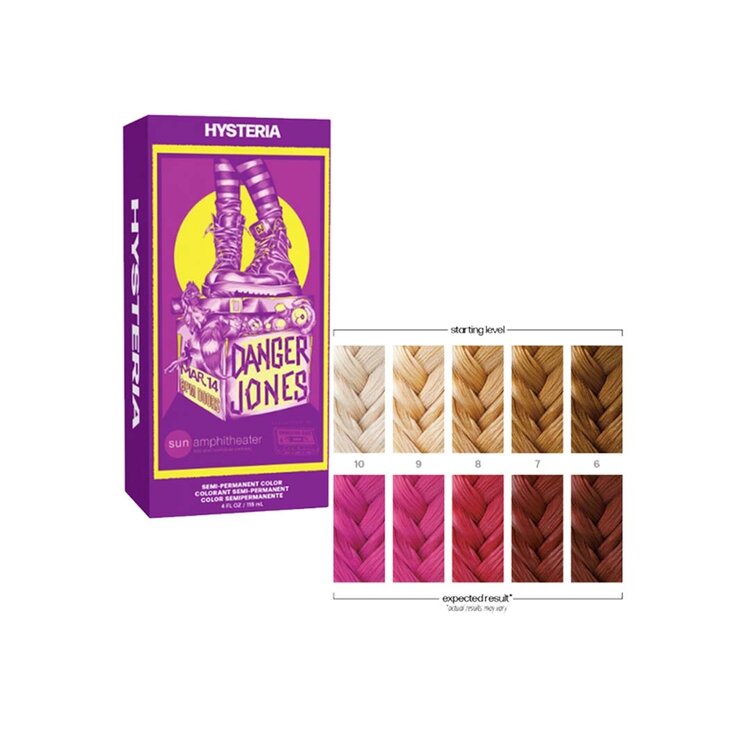 Semi-Permanent Hair Color | Hysteria Berry – Intense, Vibrant and Luminous