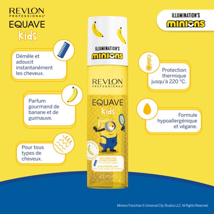 REVLON PROFESSIONAL Equave Kids | Minions | Soin Démêlant à la Banane