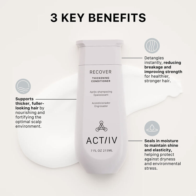ACT/IV Recover | Trio de Printemps 2026 | Ensemble Homme - Routine Épaississante Complète