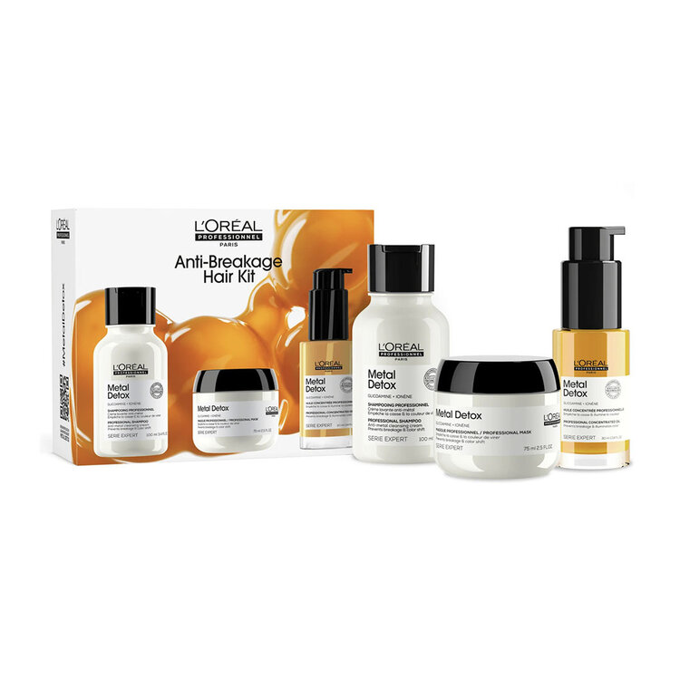 L'ORÉAL PROFESSIONNEL Serie Expert | Metal Detox | Anti-Breakage Hair Set - Complete Metal Detox And Repair Routine