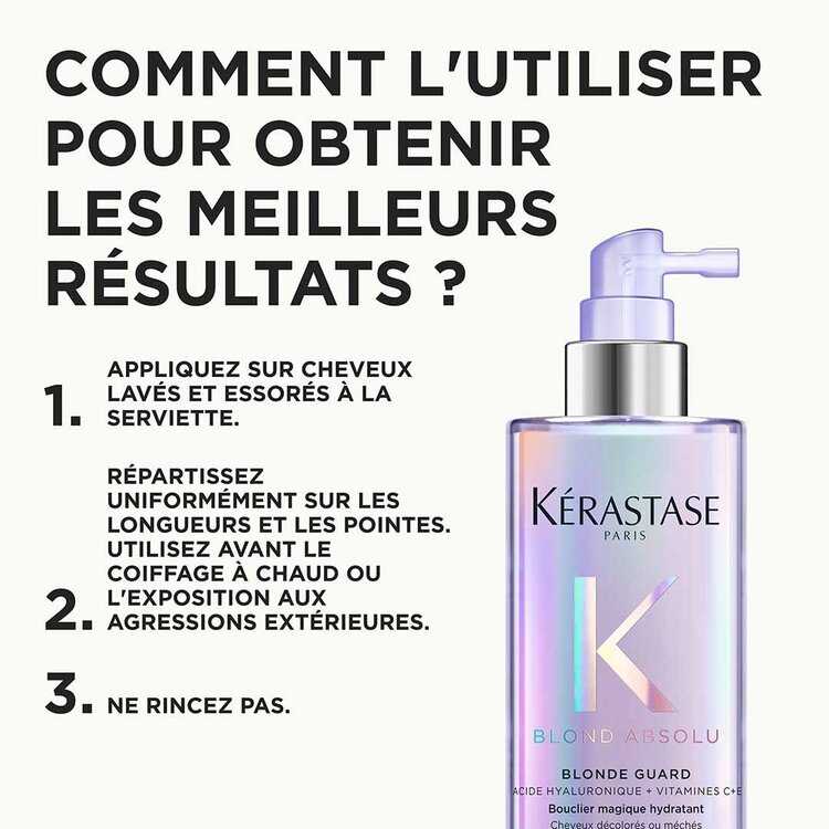 KÉRASTASE Blond Absolu | Blonde Guard | Bouclier Magique Hydratant - Protection Totale Cheveux Blonds Sensibilisés