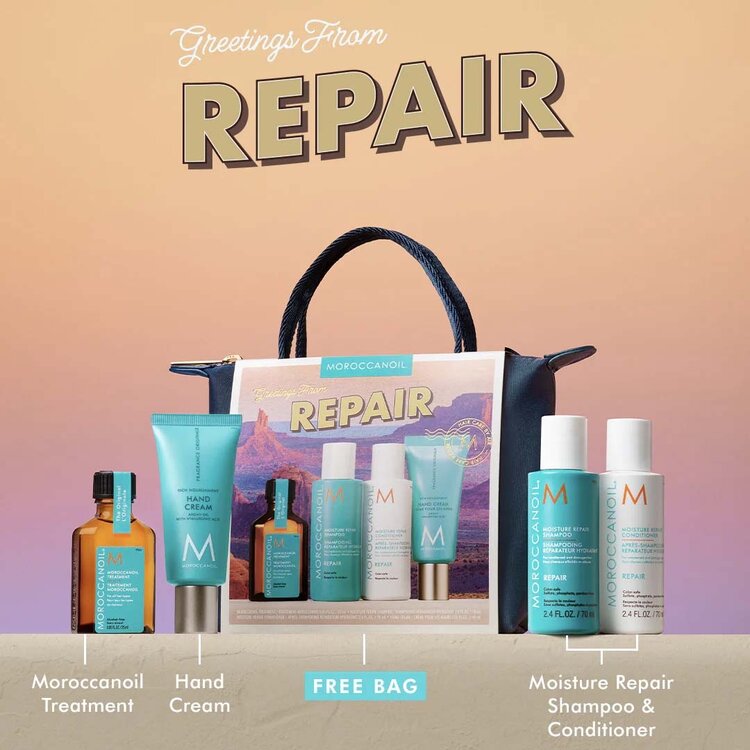 MOROCCANOIL Repair | Ensemble de Voyage 2026 – Routine Réparation & Hydratation