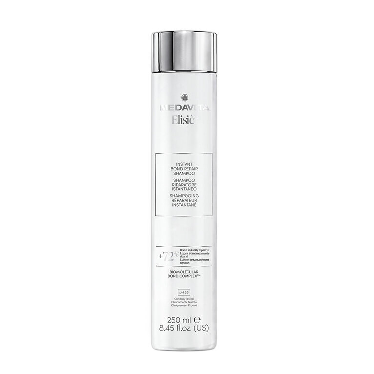 MEDAVITA Elisièr | Instant Bond Repair Shampoo (250ml/8.45oz) - Gentle Cleansing and Intense Repair