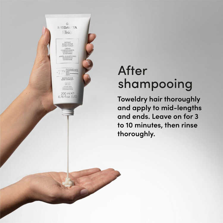 MEDAVITA Elisièr | Après-Shampooing Réparateur Instantané  (200ml/6.76oz) - Soin Nourrissant pour Cheveux Abîmés
