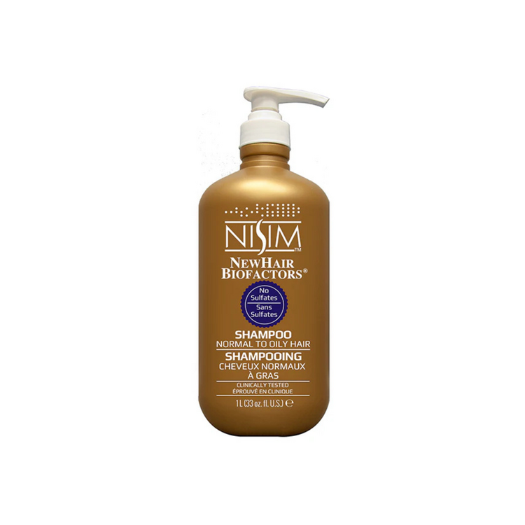 NISIM Biofactors | Shampooing Cheveux Gras - Nettoie, Équilibre et Régule le Sébum