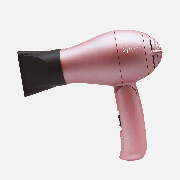 ARIA Beauty Mini Foldable Dryer -  Rose Gold - Lightweight, Convenient and Easy To Store
