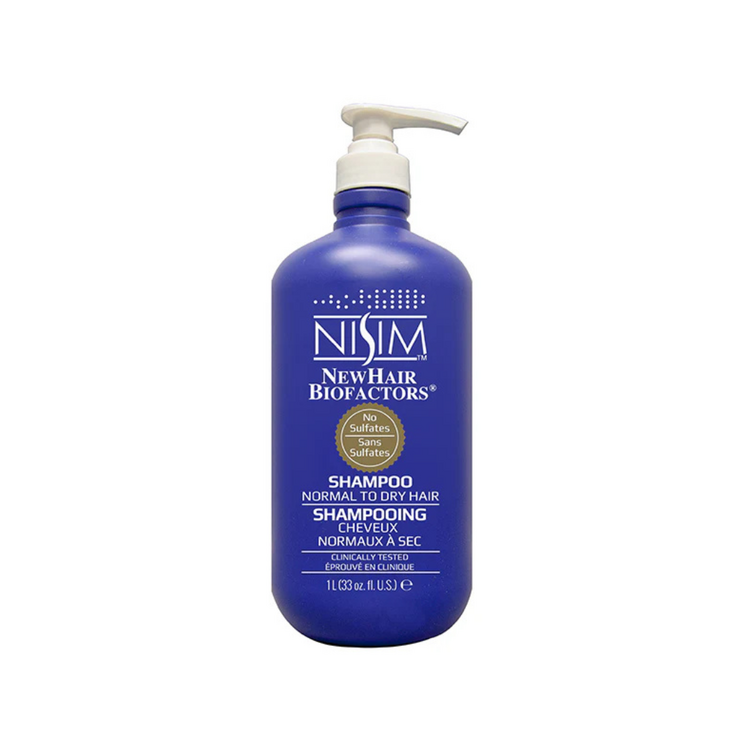 NISIM Biofactors | Shampooing Cheveux Secs - Nettoie en Douceur et Hydrate la Fibre Capillaire
