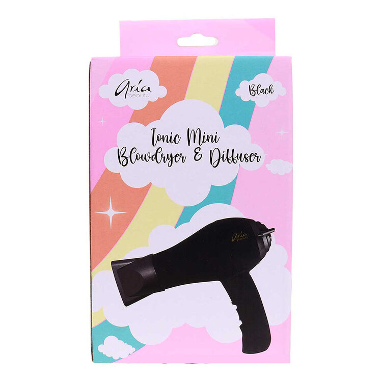 ARIA Beauty Mini Séchoir Pliable - Noir