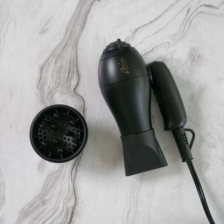 ARIA Beauty Mini Séchoir Pliable - Noir