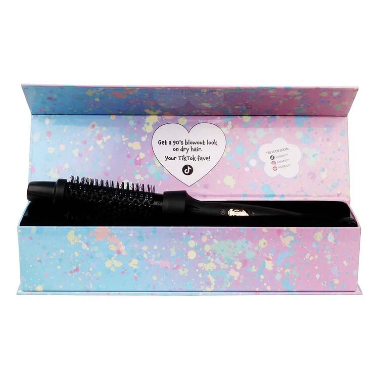 ARIA Beauty Brosse Chauffante Thermique Ionique 1.2'' - Volume, Brillance et Fini Lisse