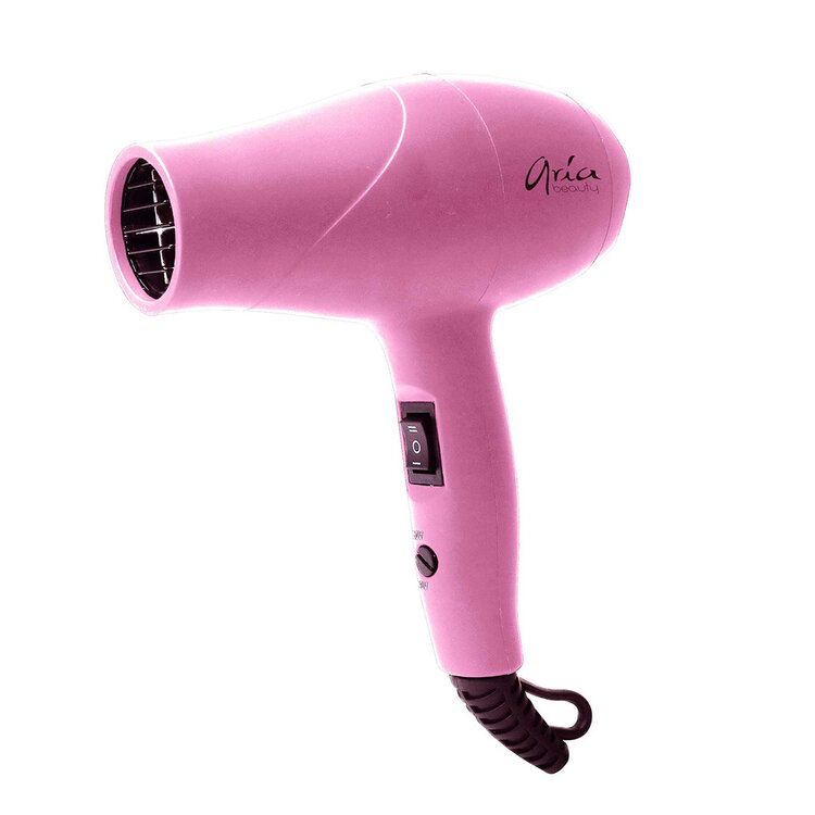 ARIA Beauty Ensemble de Voyage | Mini Sèche-Cheveux et Fer à Lisser - Rose