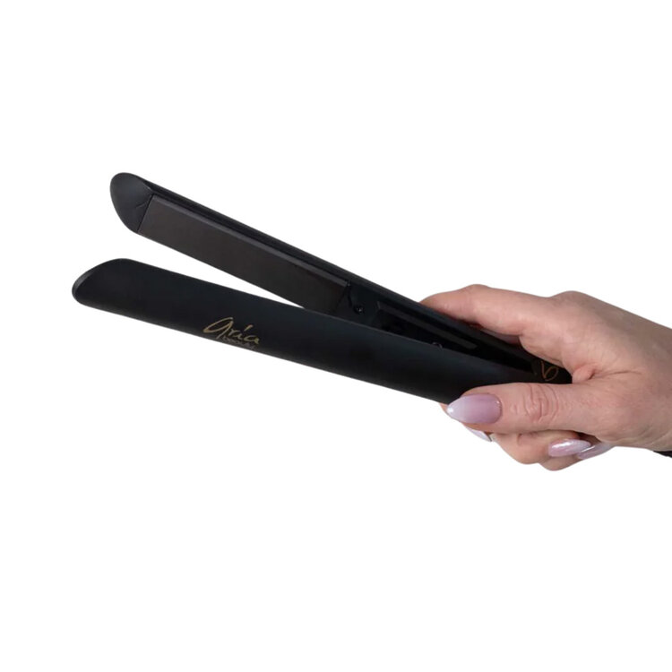 ARIA Beauty Mini Fer Plat de Voyage Pro | Noir - Lissage Compact et Pratique