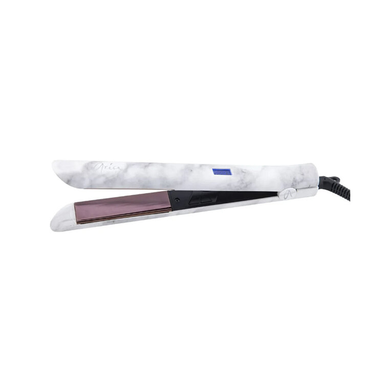 ARIA Beauty 1" Digital Flat Iron | Marbled - Gentle Smoothing and Disciplined Hair