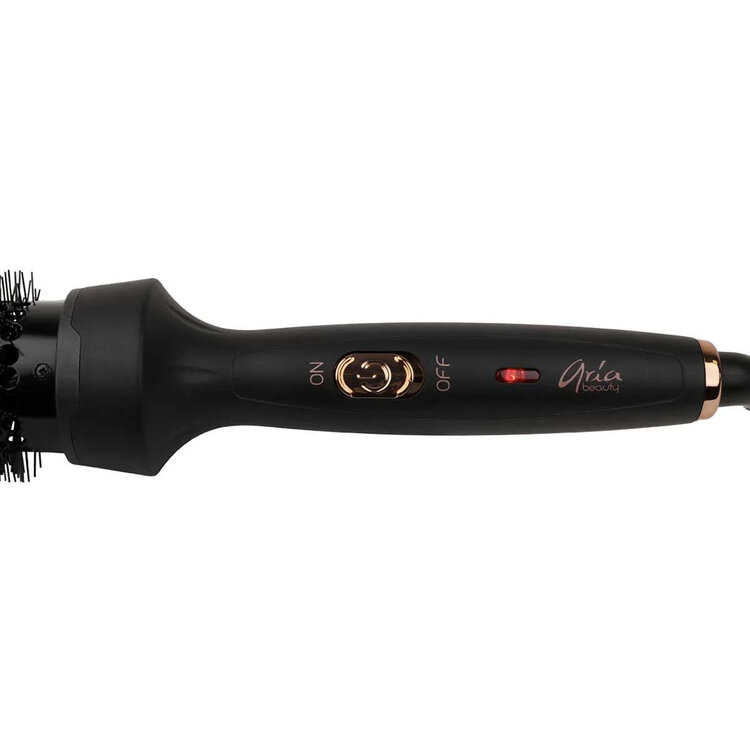 ARIA Beauty Brosse Chauffante Ronde 1.5'' | Noir - Volume, Lissage et Fini Brushing