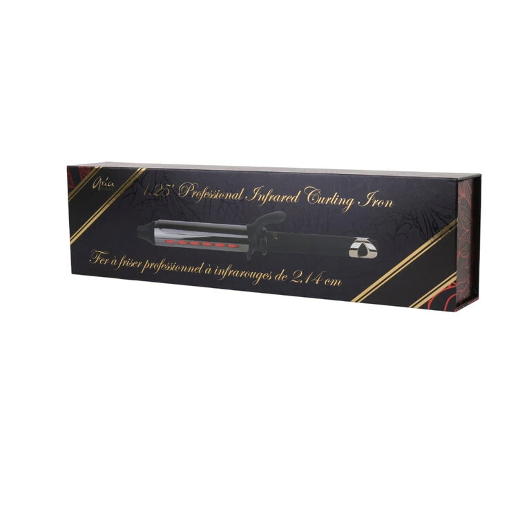 ARIA Beauty Fer à Friser à Infra-Rouge 1.25'' - Boucles Souples et Brillance