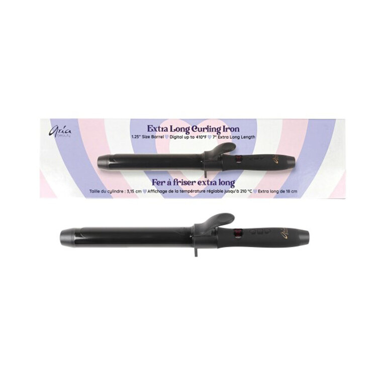 ARIA Beauty Fer à Friser 1.25'' Extra-Long de 7''  - Boucles Longue Tenue Et Brillance