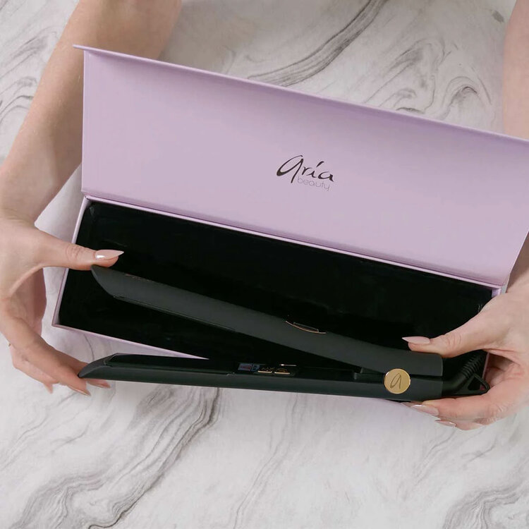 ARIA Beauty Lisseur Numérique Ultra Élégant 1" | Noir