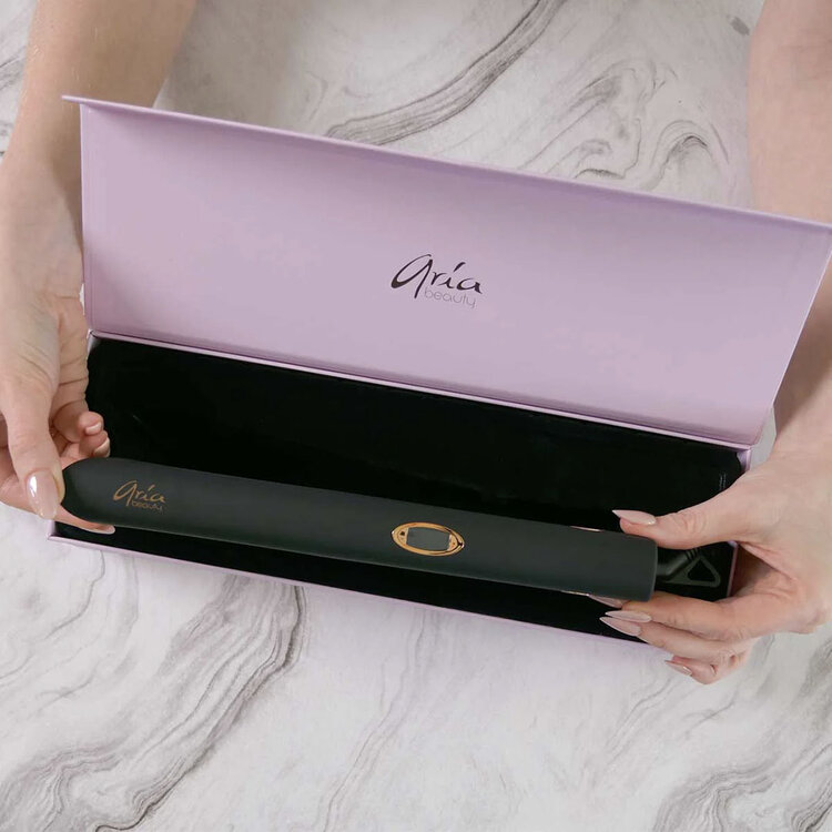 ARIA Beauty Lisseur Numérique Ultra Élégant 1" | Noir