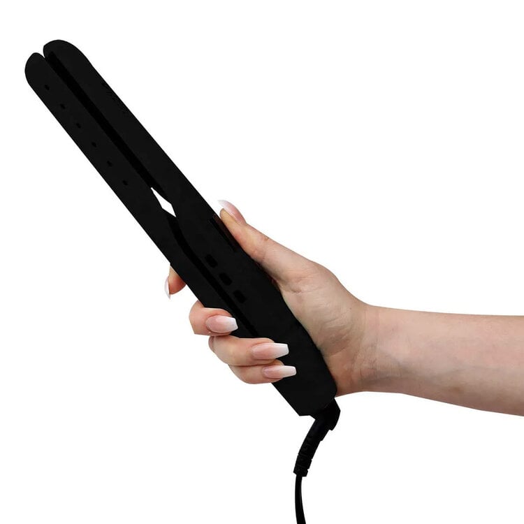 ARIA Beauty Twist Iron Straightener | Black - Smooth Styles and Versatile Waves
