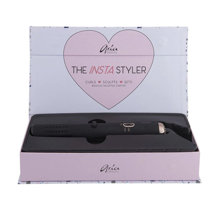 ARIA Beauty Insta Styler 1" Bidoudi en Céramique - Boucles Souples et Brillantes