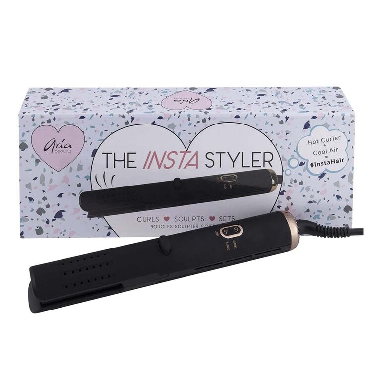 ARIA Beauty Insta Styler 1" Bidoudi en Céramique - Boucles Souples et Brillantes