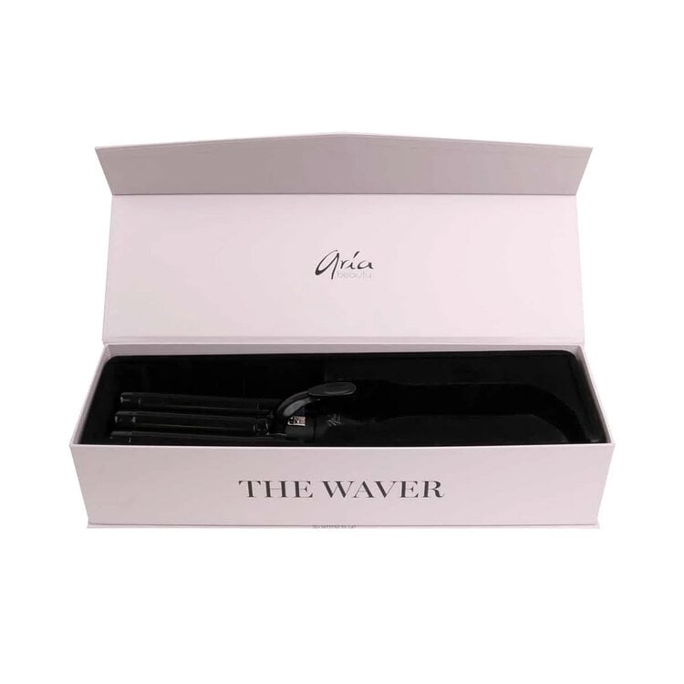 ARIA Beauty Waver à Triple Canon - 25mm - Ondulations Définies et Texture Longue Tenue