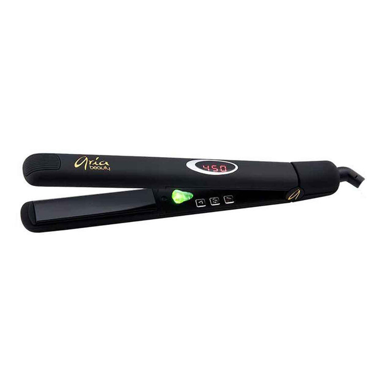ARIA Beauty Fer Plat Infra-Rouge Tourmaline 1" | Noir - Lissage Brillant et Sans Frisottis