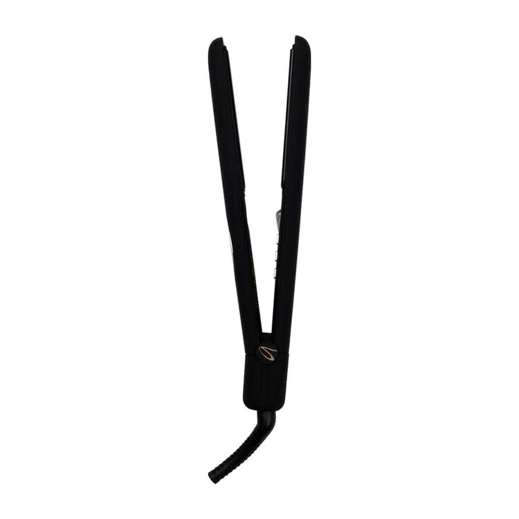 ARIA Beauty 1'' Infrared Ceramic Hair Straightener | Black - Smooth Shiny Frizz-Free Hair
