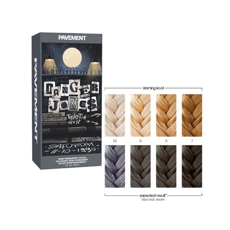Semi-Permament Hair Color | Pavement Grey - Smoky Color and Intense Shine